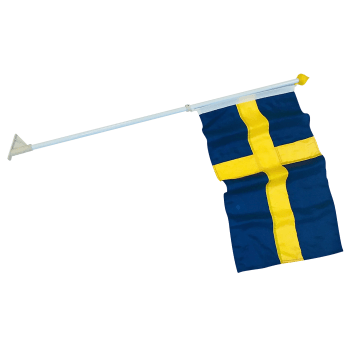 Fasadset Sverige flagga 117cm.