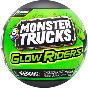 5 Surprise Monster Truck Glow Riders.