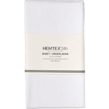 Lakan Levina 240x260 vit Hemtex24h.
