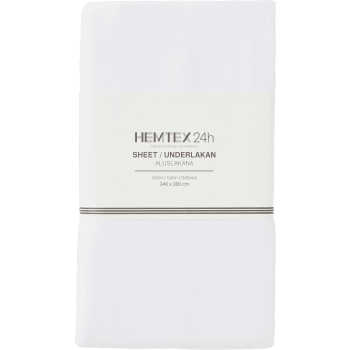 Lakan Corinne 240x260 Vit Hemtex24h.