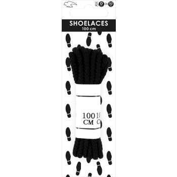 Skoband sport svart 100cm falk.