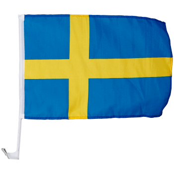Bilflagga 27x43cm Alrik Hedlund.