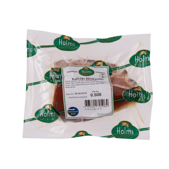 Skinksnibb Kallrökt ca 550g Holms Kött & Chark.