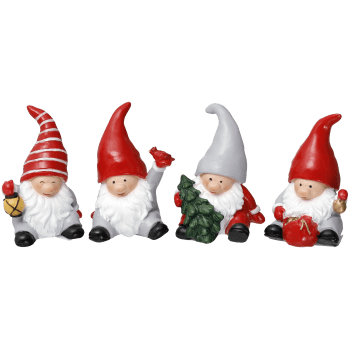Tomte Pytte 6,5cm 1p Festive.