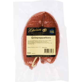 Grönpepparkorv 370g Heberleins.