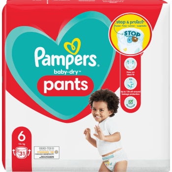 Byxblöjor Baby Dry Pants 6 15+kg 31-p Pampers.