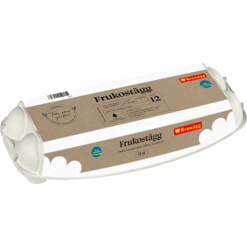Frukostägg Frigående inomhus L 12-p Kronägg.