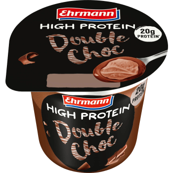 Proteindessert Pudding Double Choc laktosfri 200g Ehrmann High Protein.