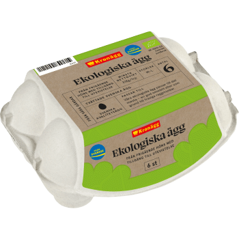 Ägg M/L Ekologiska 6-p Kronägg.