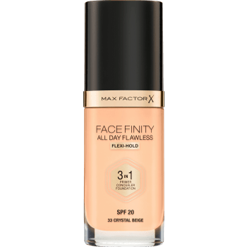 Foundation 3 in 1 Face Finity nr 33 Crystal beige 30ml Max Factor.