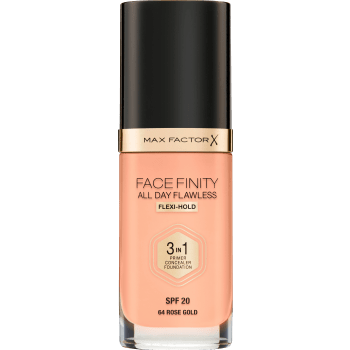 Foundation 3 in 1 Face Finity nr 64 Rose Gold 30ml Max Factor.