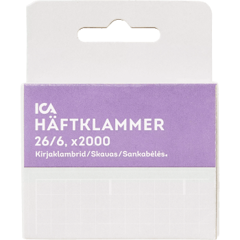 Häftklammer 26/6 2000-p ICA.