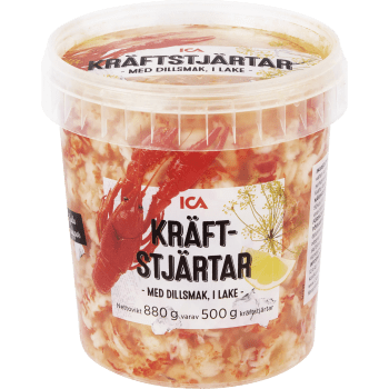 Kräftstjärtar i lake 500g ICA.