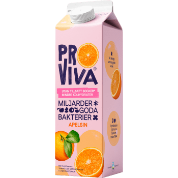 Fruktdryck Apelsin Utan tillsatt socker 1l Proviva.