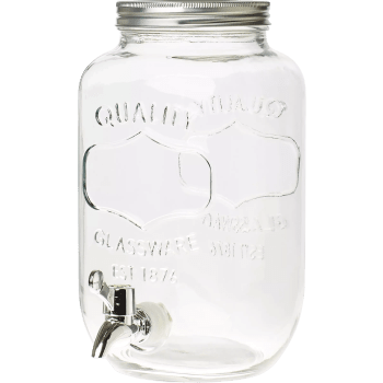 Glasburk med tappkran 3l ICA.