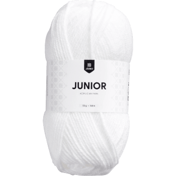 Garn Junior Vit 50g Järbo.