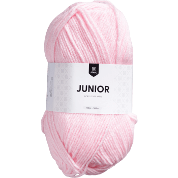 Garn Junior Ljusrosa 50g Järbo.