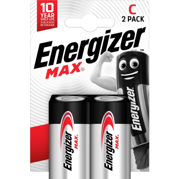 Batteri C 2-p Energizer Max.