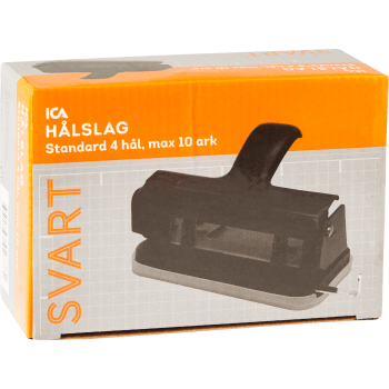 Hålslag Svart ICA.