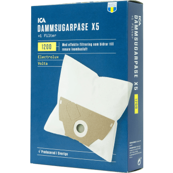 Dammsugpåse 1200 5 ICA.