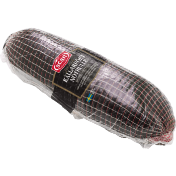 Nötrulle Källarrökt i skivor ca 10g Scan.