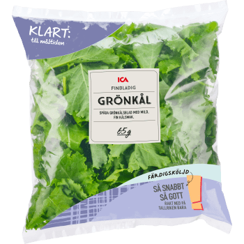 Babygrönkål Finbladig sköljd 65g ICA.