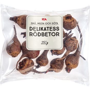 Delikatessrödbetor 350g Klass 1 ICA.