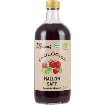 Hallonsaft 0,5l KRAV Tillmans.