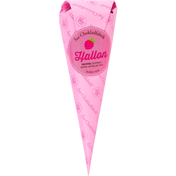 Hallon Tryffel Doppad i mörk Choklad 1-p Åre Chokladfabrik.