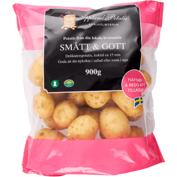 Delikatesspotatis Smått & gott 900g Upplands Potatis.