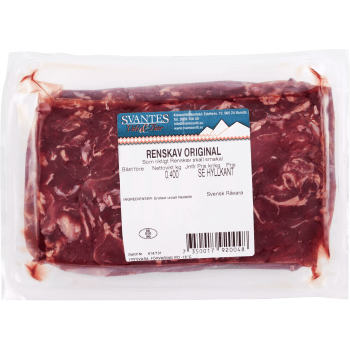 Renskav Fryst 400g Svantes Vilt & Bär.