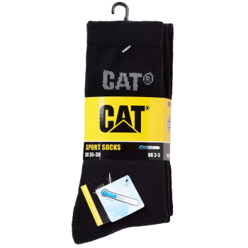 Sportsocka 3p Coolmax svart 44-46 CAT.