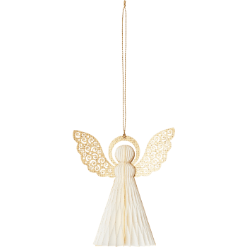 Ängel Papper Vit 1-p 12cm.