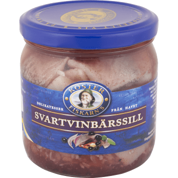 Svartvinbärssill 420g Kosterfiskarn.