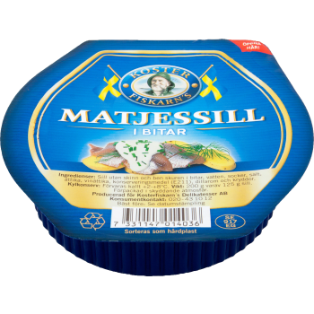 Matjessill i bitar 200g Kosterfiskarn.