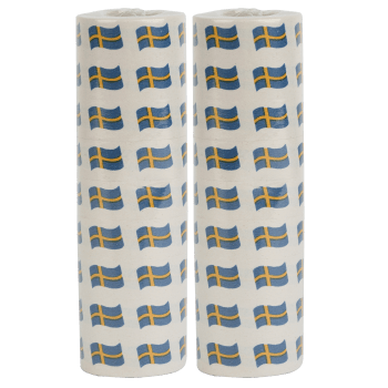 Serpentin Svenska flaggan 2-p.