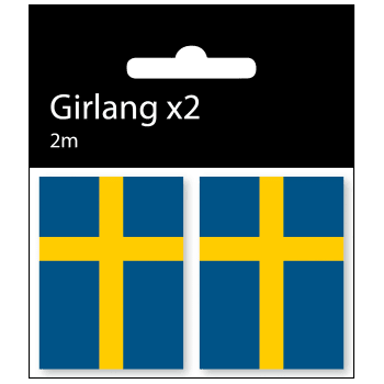 Girlang Miniflaggor 2m 2-p Festive.