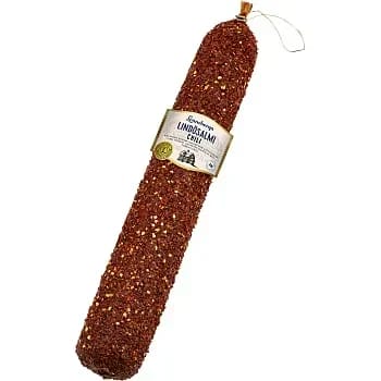 Lindösalami Chili i skivor ca 3g Lönneberga.