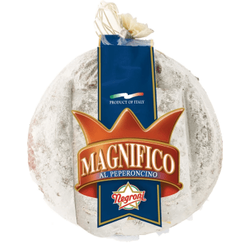 Salami Magnifico Peperonico i skivor ca 8g Negroni.