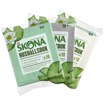 Hushållsduk Färgad 10-p ICA Skona.