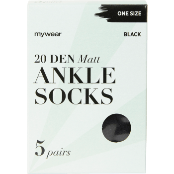 Ankelsocka 5p 20Den Soft Beige Onesize mywear.