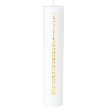 Kalenderljus Stearin 5x25cm ICA.