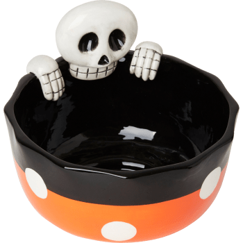 Skål Halloween Skelett 20cm ICA.