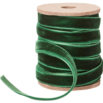 Band Sammet Grön10mmx5m ICA.