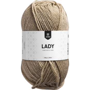 Garn Lady Beige 50g Järbo.