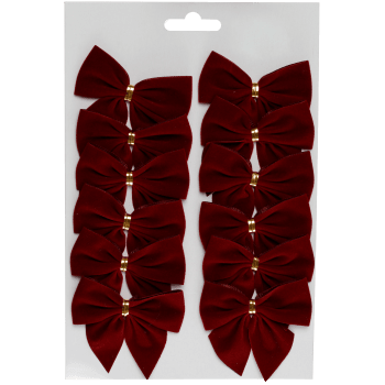 Rosetter Sammet Bordeaux 12-p.
