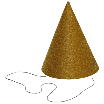 Minihatt Guld 4-p.