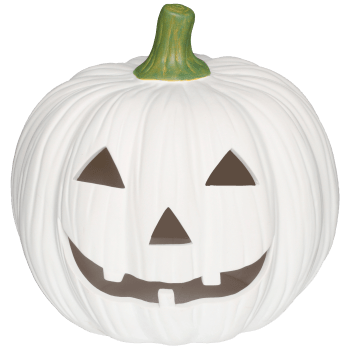 Ljuslykta Pumpa Vit 19cm.
