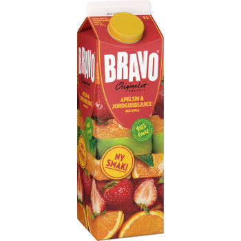 Juice Apelsin Jordgubb 1l Bravo.
