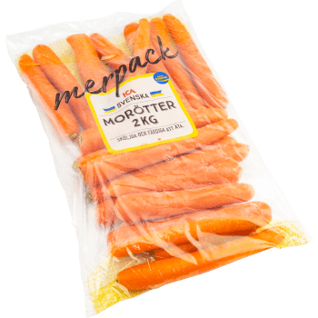 Morötter 2kg Klass 1 ICA.